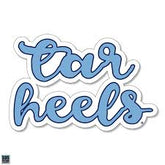 Tar Heels Script Rugged Sticker